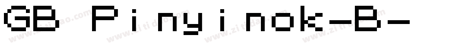 GB Pinyinok-B字体转换